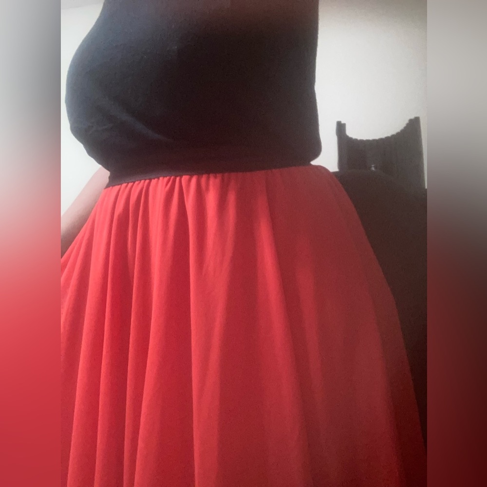 Floor length skirt